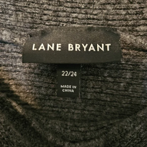 Lane Bryant Charcoal Boat Neck Sweater - Picture 3 of 3